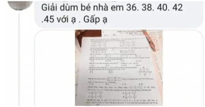 Nữ sinh chụp ảnh đề Toán và gửi ra ngoài nhờ làm hộ là học sinh giỏi 3 năm liền
