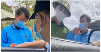 Clip xe chở tiền ngân hàng bị yêu cầu quay đầu vì ‘tiền không phải hàng hóa thiết yếu’