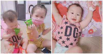 Video: Hai bé gái F0 hồn nhiên chơi đùa cùng nhau trong khu điều trị Covid-19