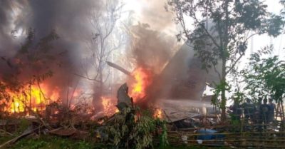 Gần 50 người thiệt mạng, nhiều lính Philippines kịp nhảy khỏi máy bay sắp lao xuống đất
