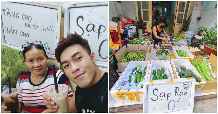 sạp rau 7