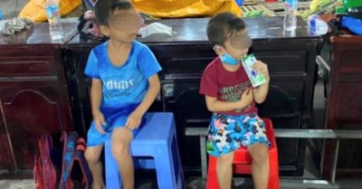 Cha “mắc kẹt” vì Covid-19, 2 anh em đi bộ từ Hậu Giang lên Cần Thơ để tìm