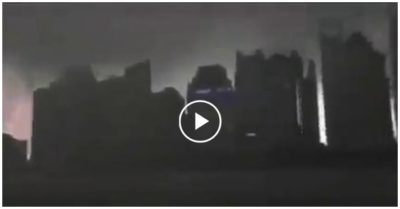 Video: Bão In-Fa đổ bộ, bầu trời Thượng Hải tối đen như ‘tận thế’