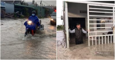 Video: Mưa lớn, người dân Biên Hòa chạy “lũ” trong đêm