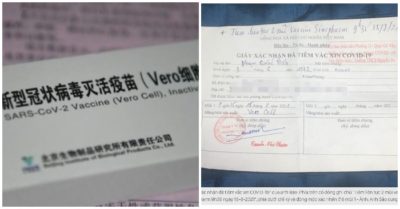 ‘Trong tích tắc’, người đàn ông bị tiêm nhầm 2 mũi Vero Cell của Trung Quốc