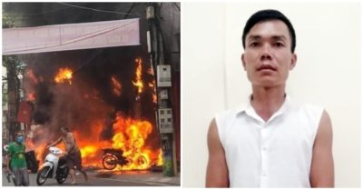 Do mâu thuẫn, người đàn ông đổ xăng vào 5 túi nilon rồi châm lửa, thiêu rụi 4 căn nhà