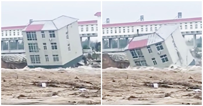 ngôi nhà sập