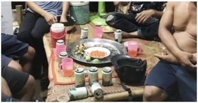 Đang trong thời gian cách ly, người đàn ông vẫn tụ tập với 4 người khác uống rượu