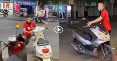 Video: Chàng trai xếp xe máy điệu nghệ khiến dân mạng tròn mắt