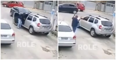Clip: Đi cướp ôtô nhưng không biết lái xe, tên cướp bị bắt tại trận