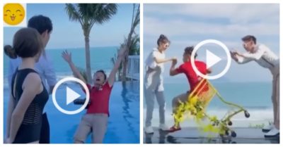 Clip: Thợ chụp ảnh lãnh đủ vì diễn thay cho chú rể