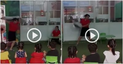 Clip: Cả lớp há hốc với màn ảo thuật “đỉnh cao” của cô giáo
