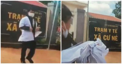 Vụ nhân viên y tế xé áo blouse: Giám đốc Trung tâm Y tế huyện nói gì?