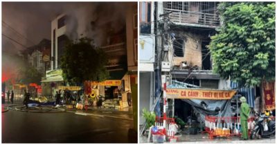 Cháy nhà lúc rạng sáng, hai vợ chồng cùng con nhỏ thiệt mạng