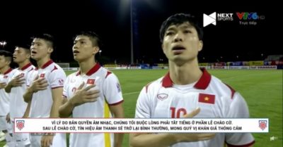 Trận Việt Nam – Lào bị tắt tiếng Quốc ca vì lý do bản quyền: Bộ VHTTDL nói gì?