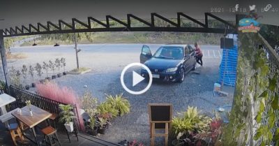 Video: Nữ tài xế chạy theo cố chặn ôtô tự lùi ra đường