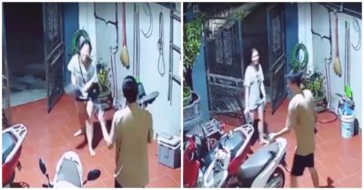 Video: Cuộc giao lưu bằng dép giữa hai vợ chồng trẻ