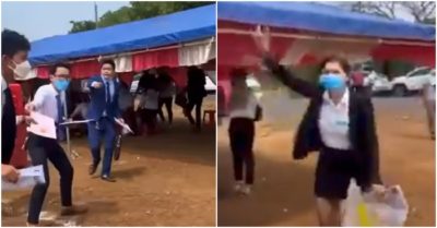 Clip công ty bất động sản chốt cọc bán đất đắt như “tôm tươi”