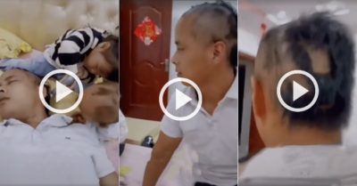Video: Bố tá hỏa khi bị con gái cưng hớt tóc làm đẹp