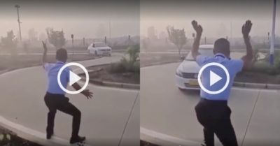 Video: Thầy giáo bất lực khi học viên lái xe ôtô lên vỉa hè