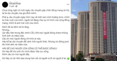 Công an truy tìm người phát tán video nam sinh rơi từ tầng 28 chung cư ở quận Hà Đông
