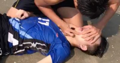 Trung úy công an kể lại giây phút lao xuống biển cứu 4 người đuối nước