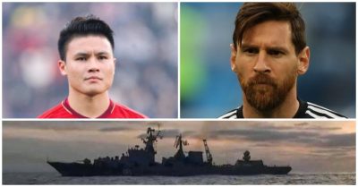 Tin sáng 15/4: Quang Hải khả năng ‘sánh vai’ cùng Messi; Tàu chiến Nga chìm nghỉm ở Biển Đen