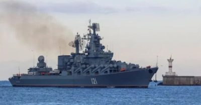 Ukraine tập kích tên lửa, bắn cháy tàu chiến chủ lực của Nga?