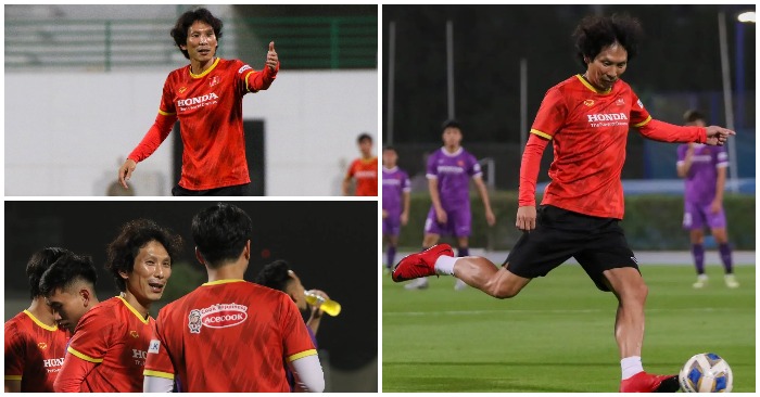 HLV Gong Oh Kyun dẫn dắt U23 Việt Nam tham dự giải U23 châu Á 2022 (ảnh: VFF).